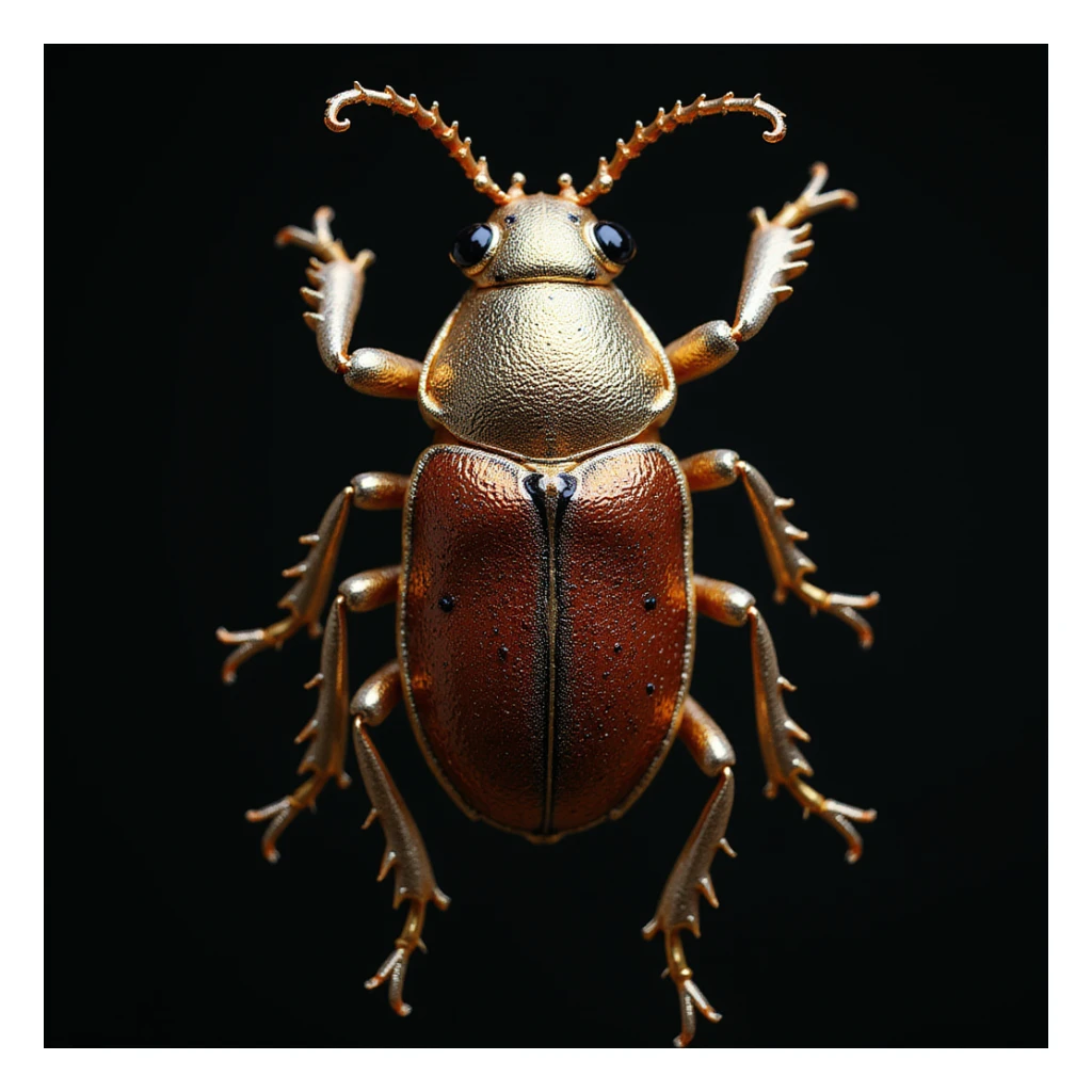 a bugle, realistic metallic shine, detailed highlights sticker