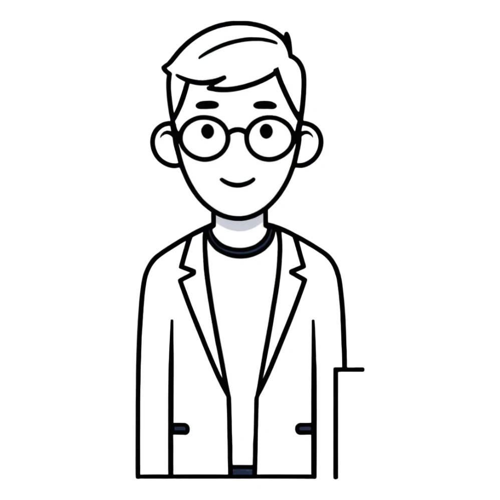 realistic portrait of a man sticker