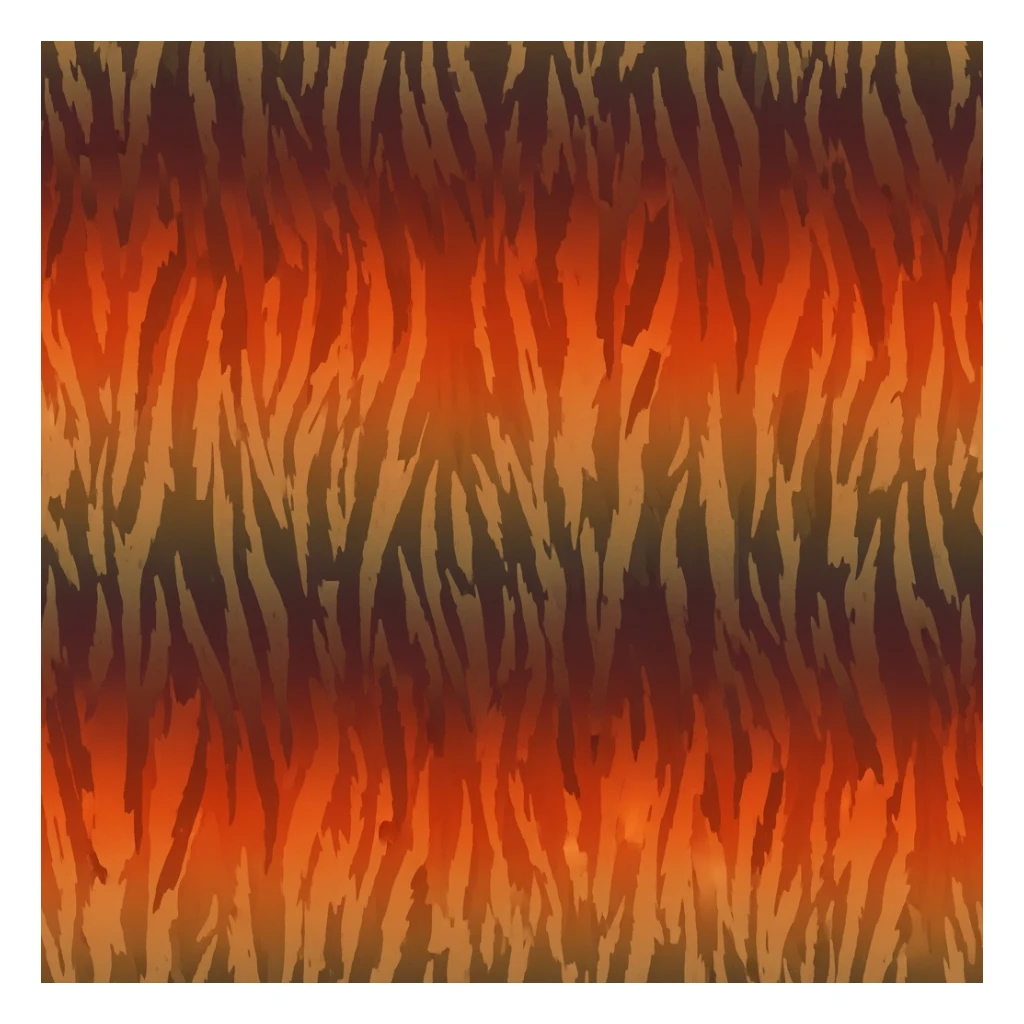 tiger print pattern in autumn colors, orange brown beige palette, abstract seamless texture, bold stylish background sticker