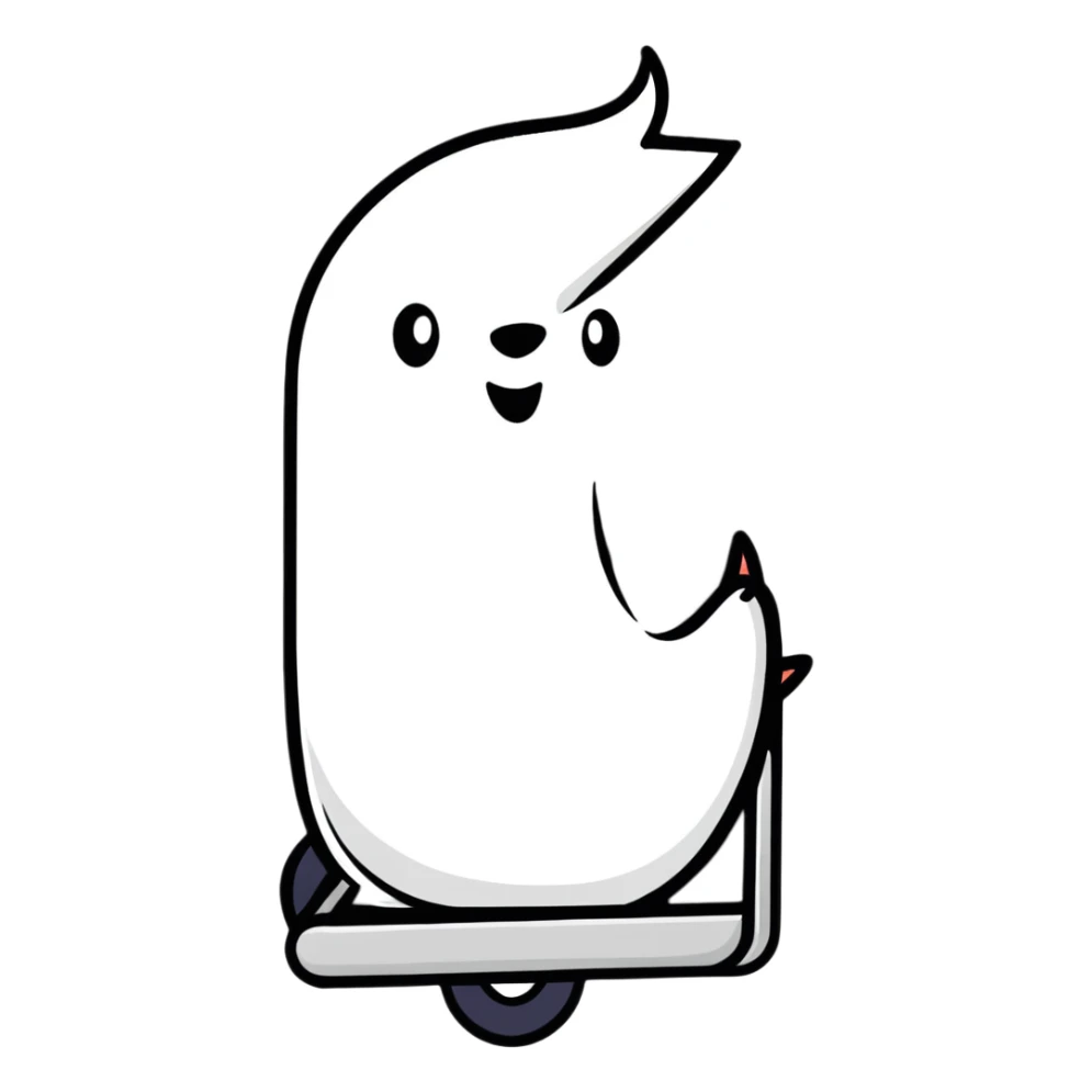 cartoonish sticker of حزلقوم with exaggerated features, fun and colorful sticker