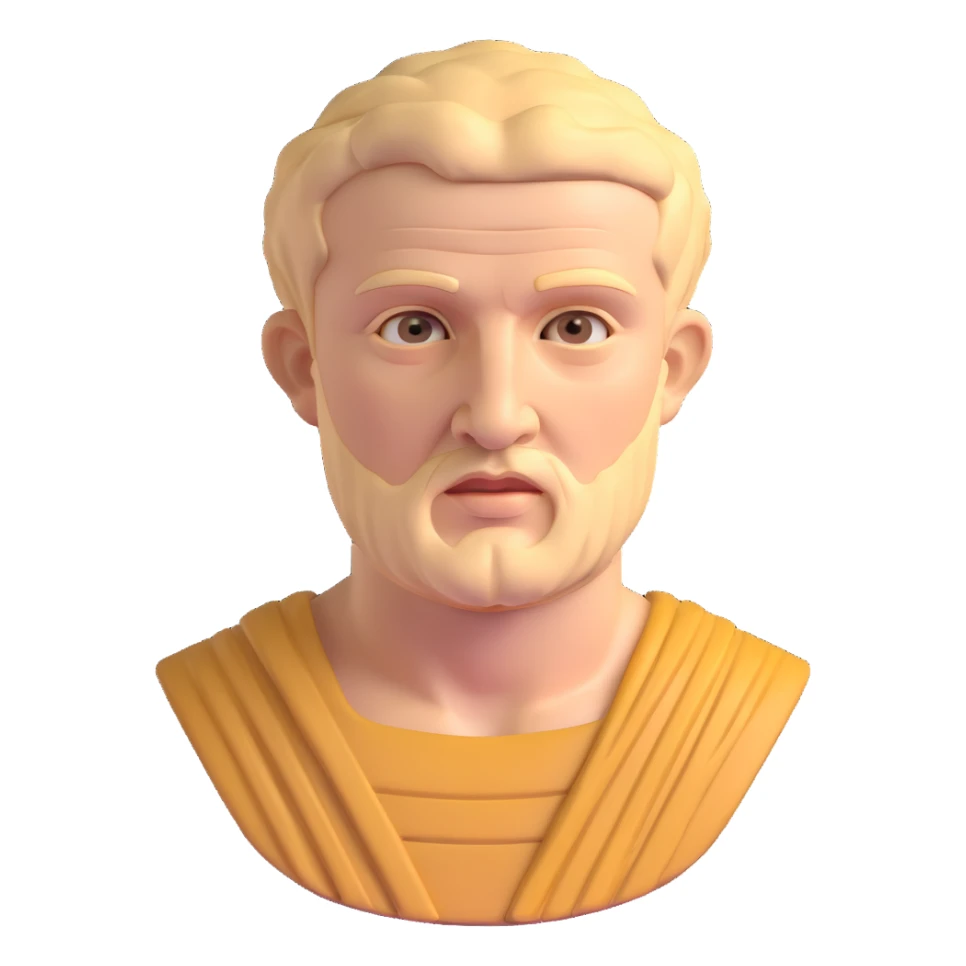 bust of Tiberius Gracchus, Roman senator sticker