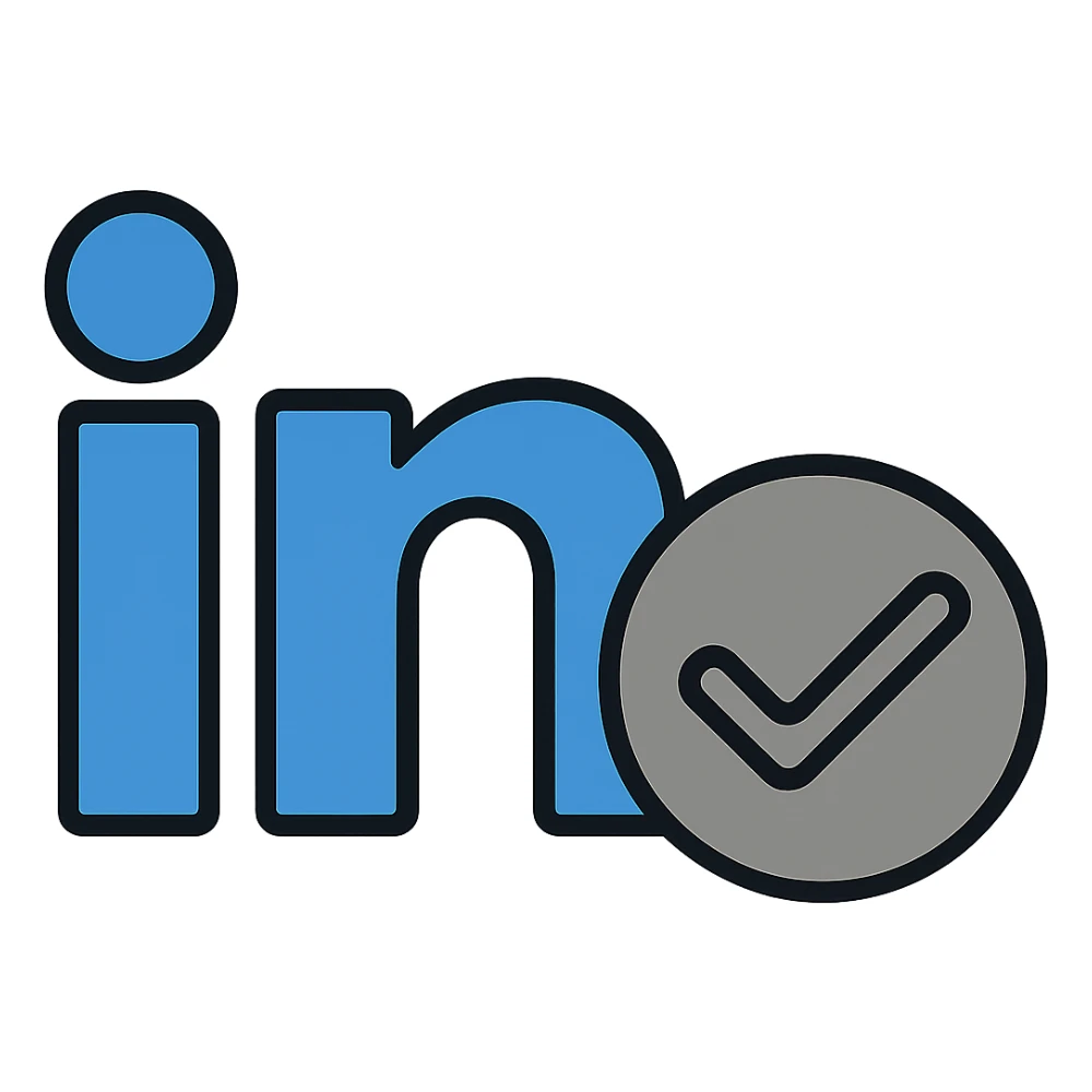 Change the badge color to grey, keep the checkmark and style the same, with no background. The style should remain consistent with the original images. sticker