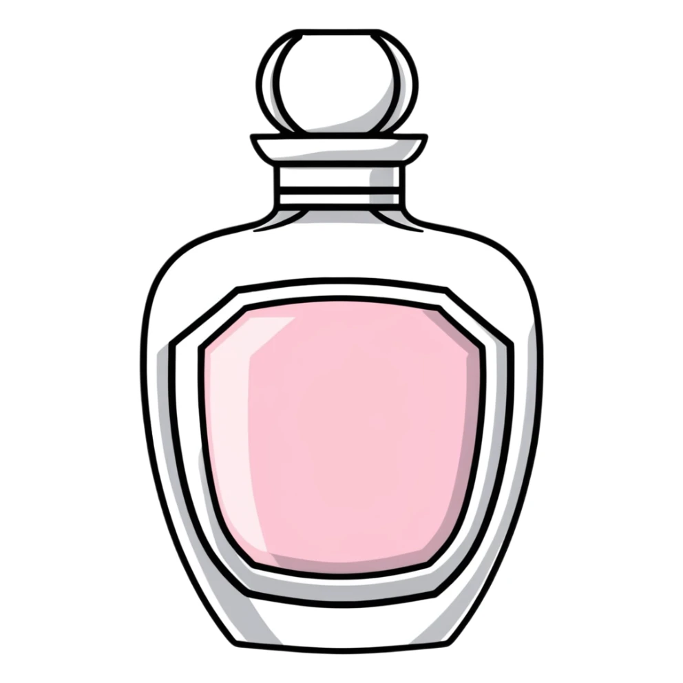 collectible vintage AVON perfume bottle shaped like a figurine sticker