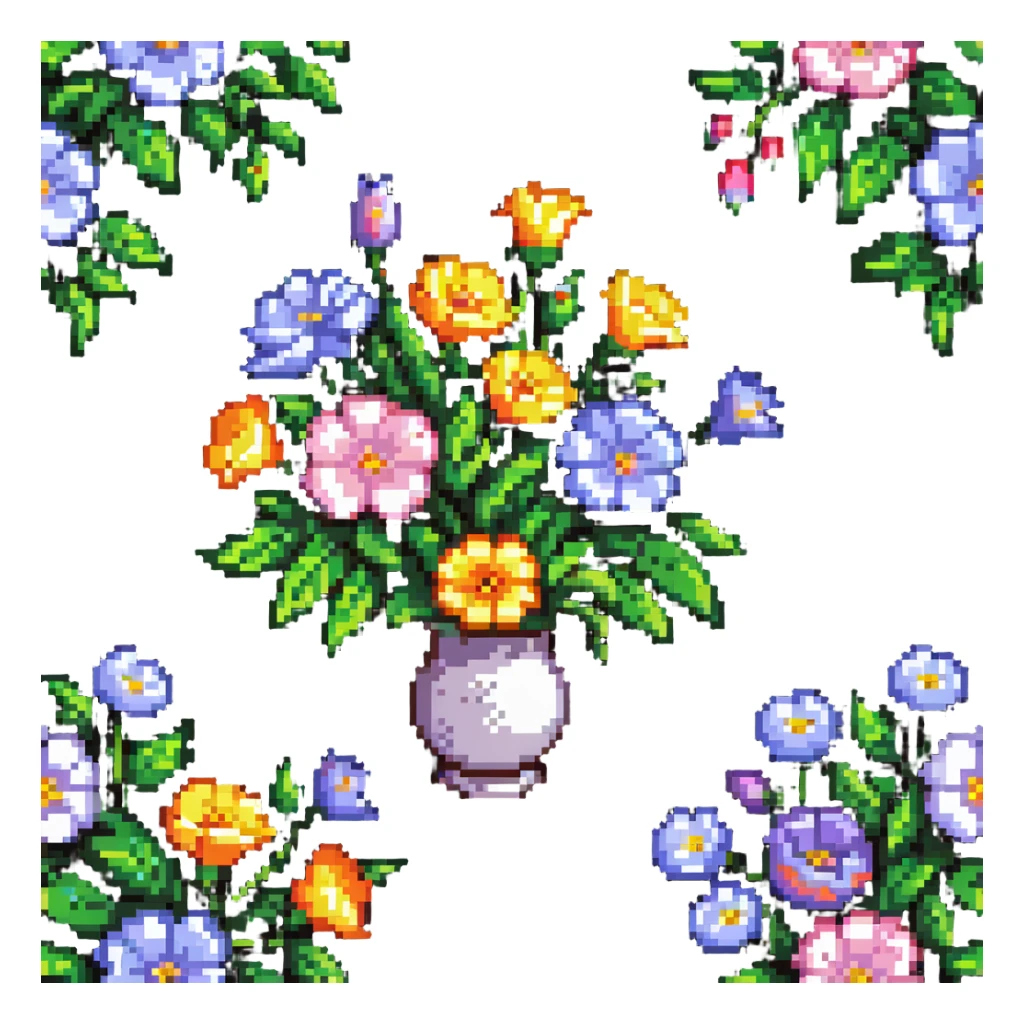 bouquet of spring flowers sticker