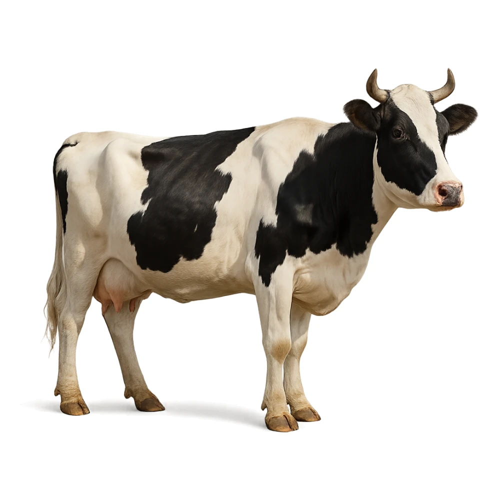 Cow sticker