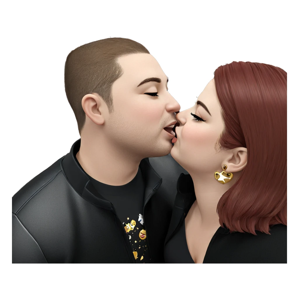 kiss under the stars sticker