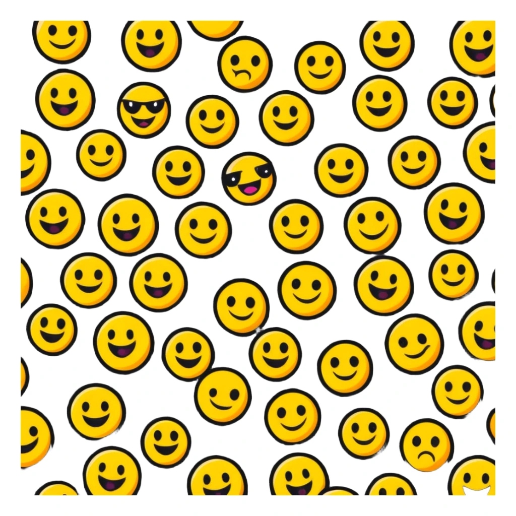 clean simple design with only a sparkle emoji overlaid on a roll of patterned fabric, nothing else sticker