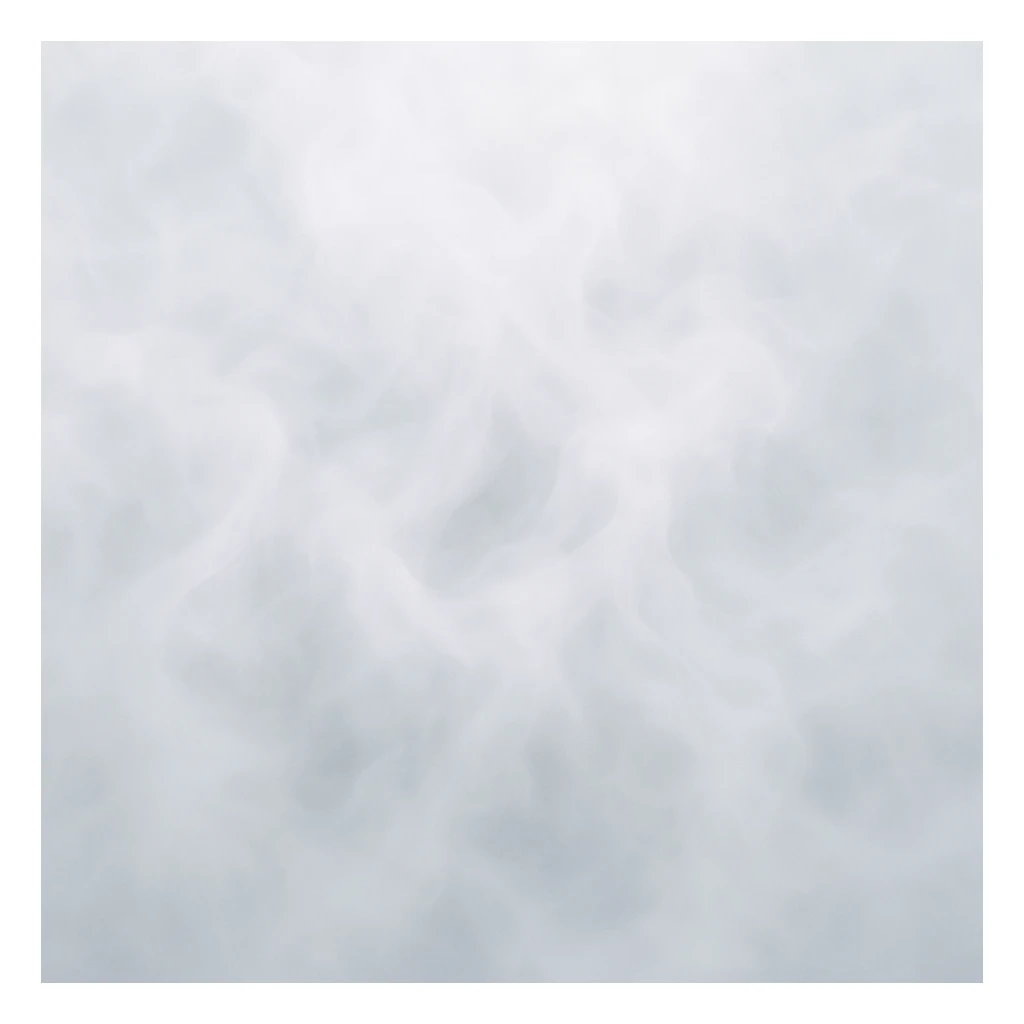 delicate white mist, fog, vapor, dreamy and soft, floating in the air sticker