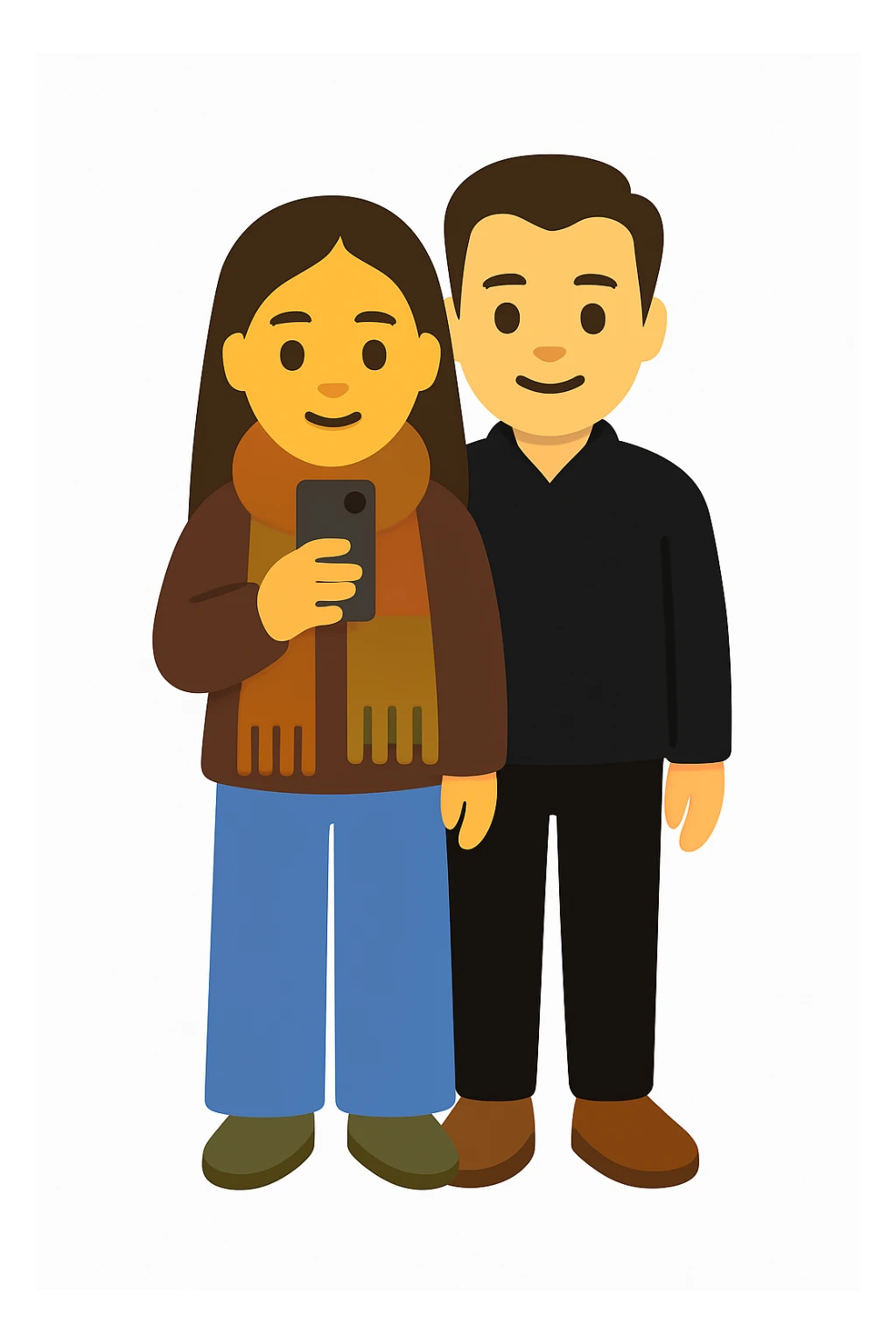 This is my boyfriend and I, make us into an emoji  sticker