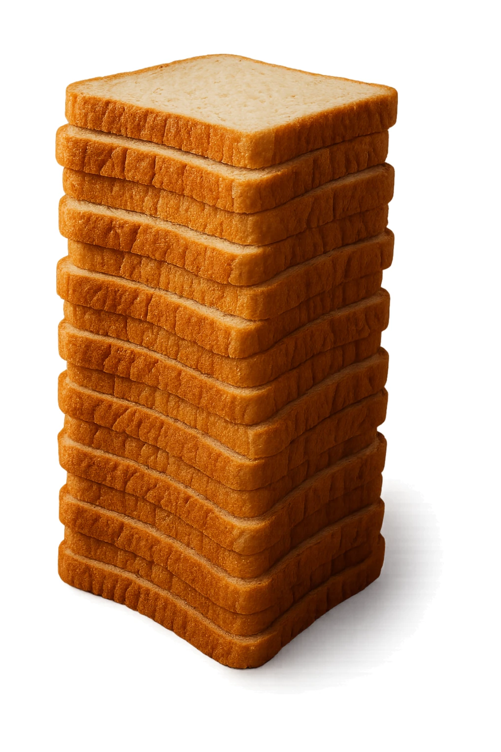 TORRETTA DI FETTINE DI PANE,  iperrealistico 4k sticker