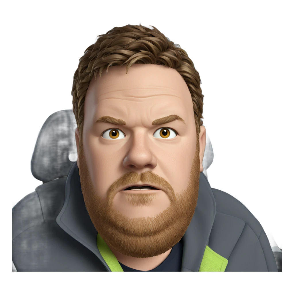 boy in car interior sticker