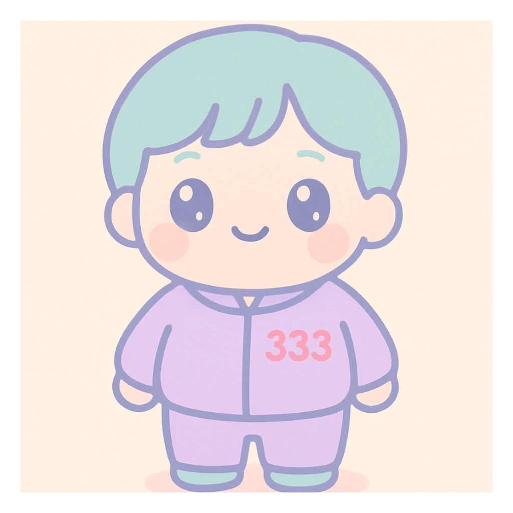 Player 333 From Squid Games  sticker