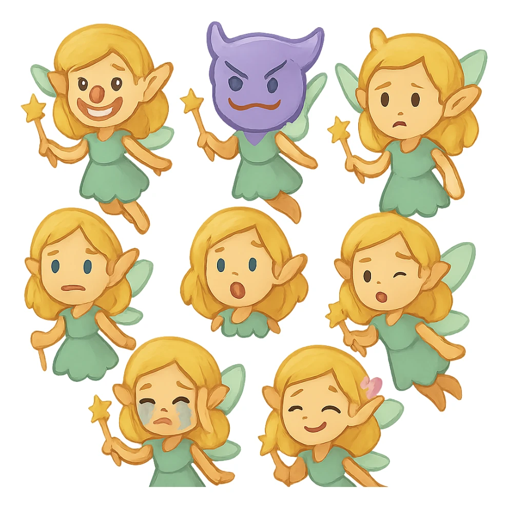 fairy tale fairy sticker