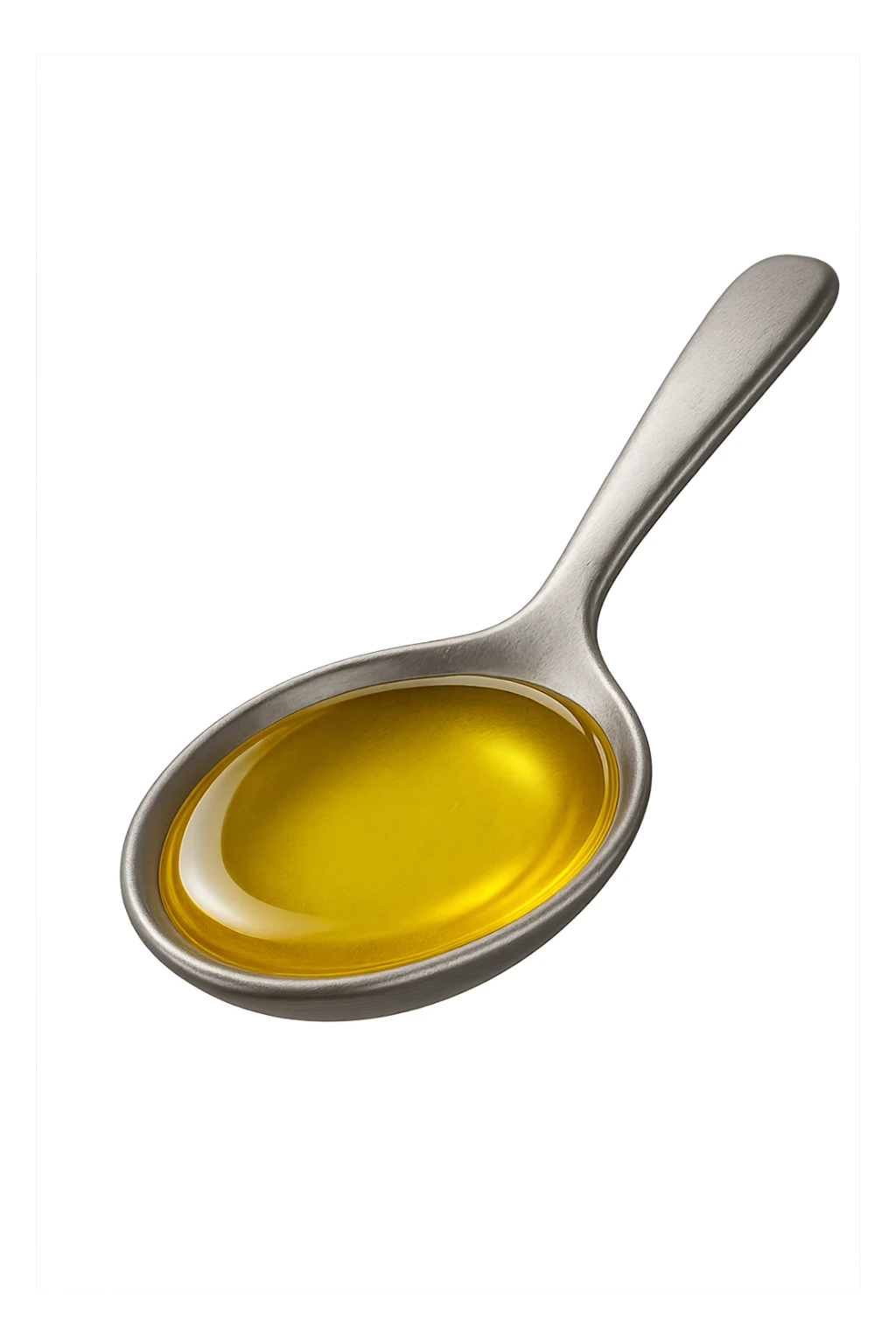 emoji 3d stile iphone che rappresenta un cucchiaio di olio evo 3d sticker