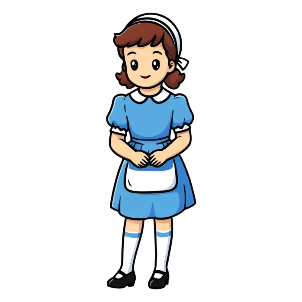 Dorothy from The Wizard of Oz sticker