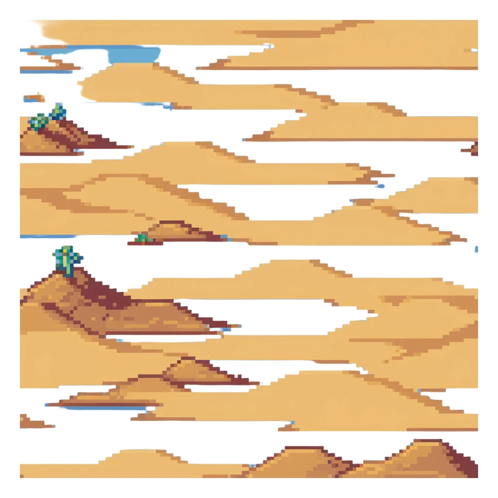 vibrant desert sand dunes in daylight sticker