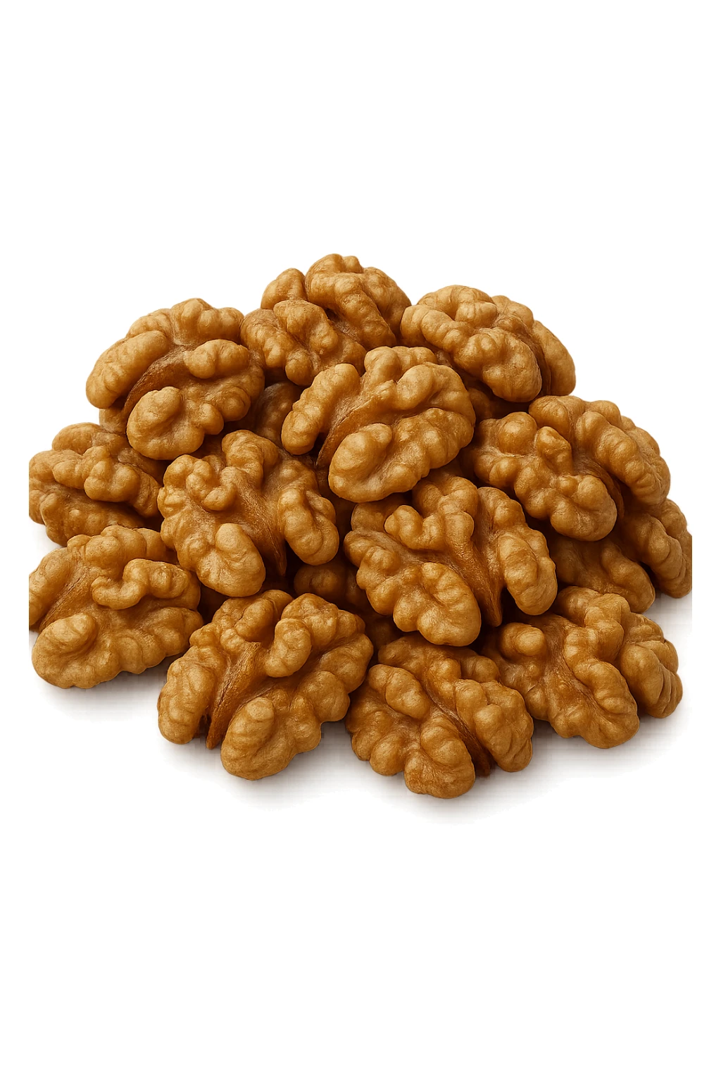 montagna di noci sbucciate, iperrealistici 4k sticker