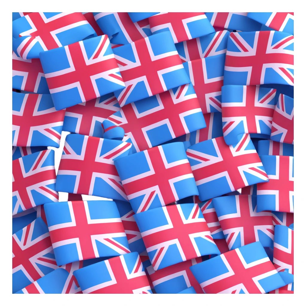 UK flag sticker