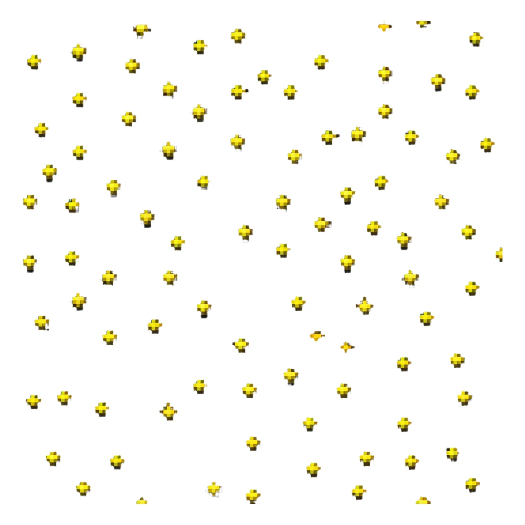 yellow stars twinkling sticker