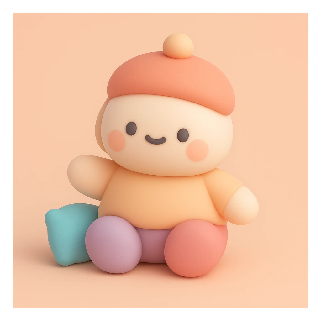 Create attached in mochi style sticker