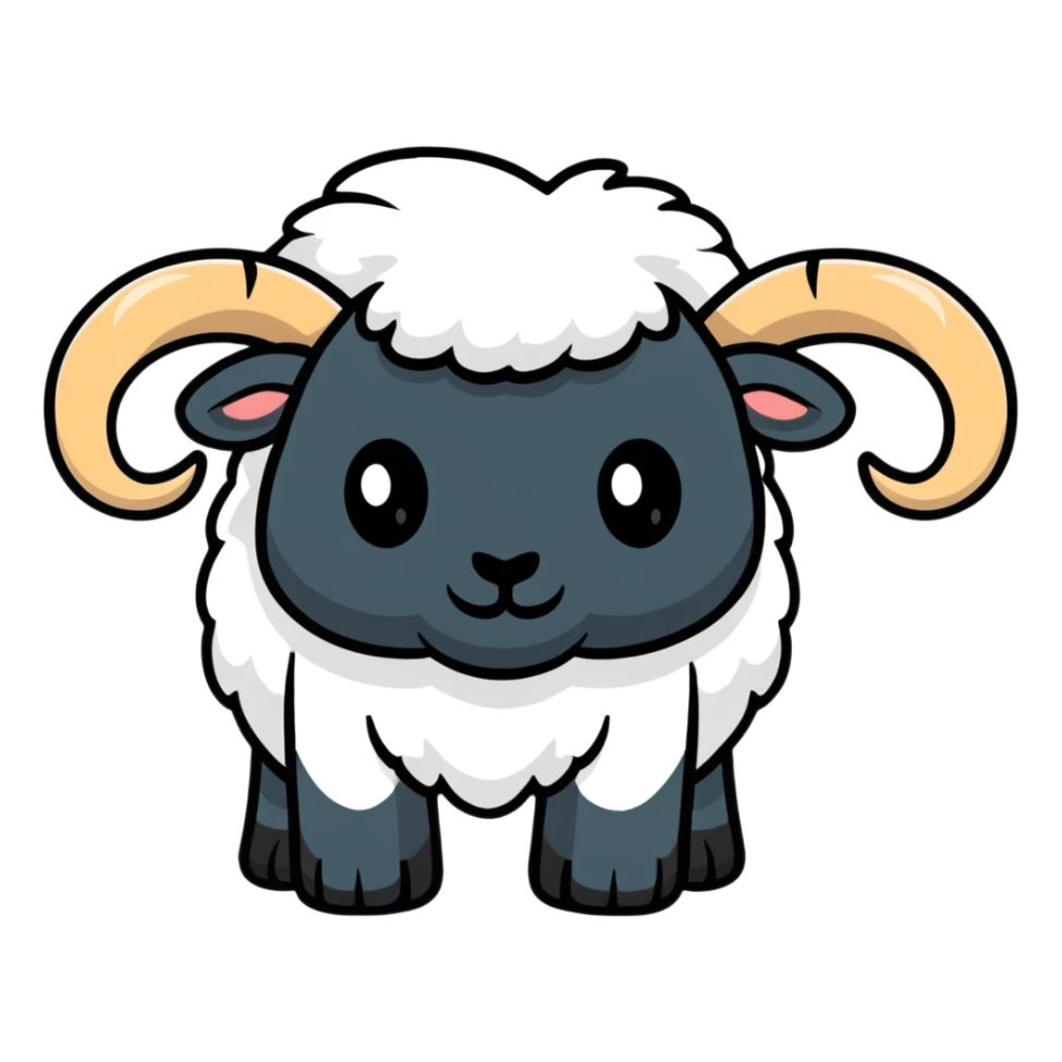 black ram sticker