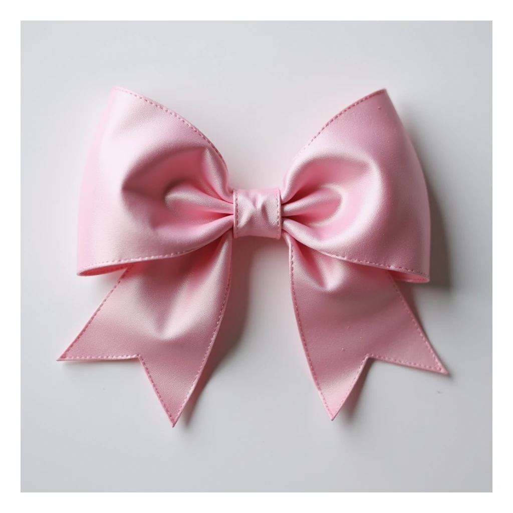 pink gothic bow, photorealistic style, variation 1 sticker