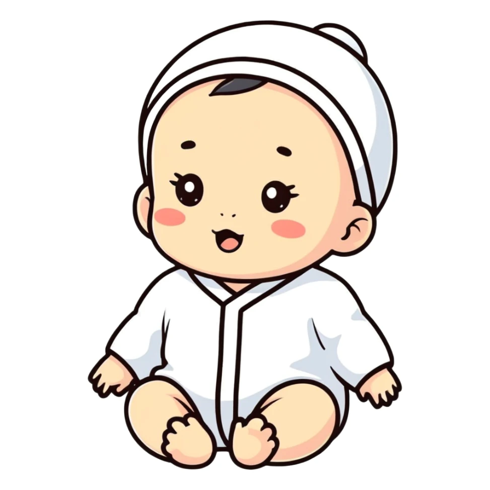 Cute korea baby sticker