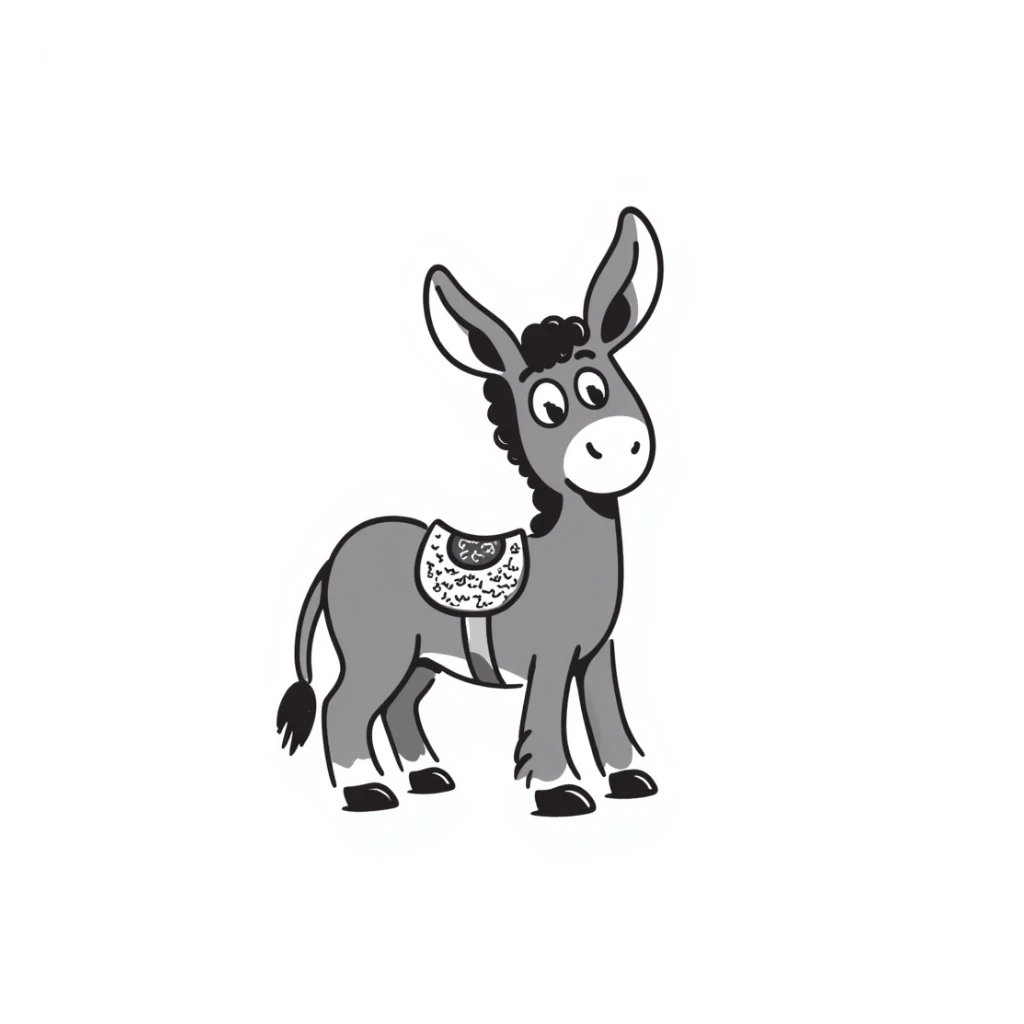 Donkey sticker