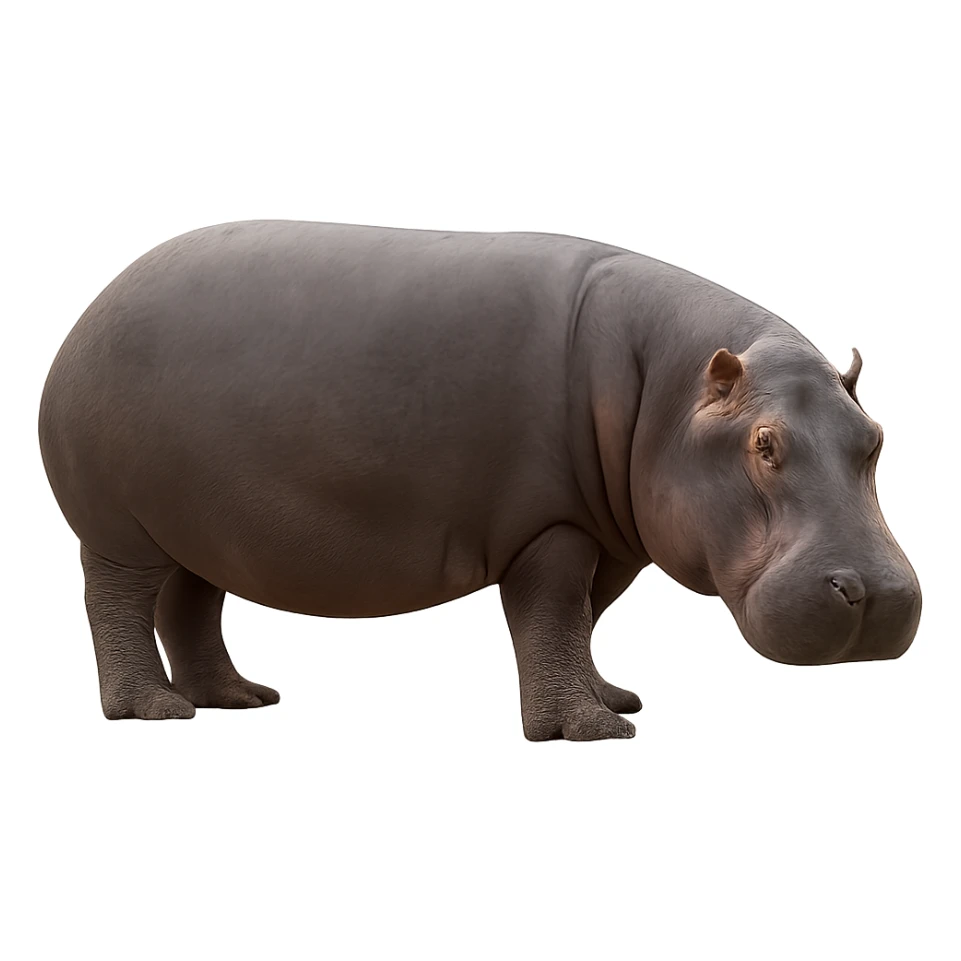Hippo sticker