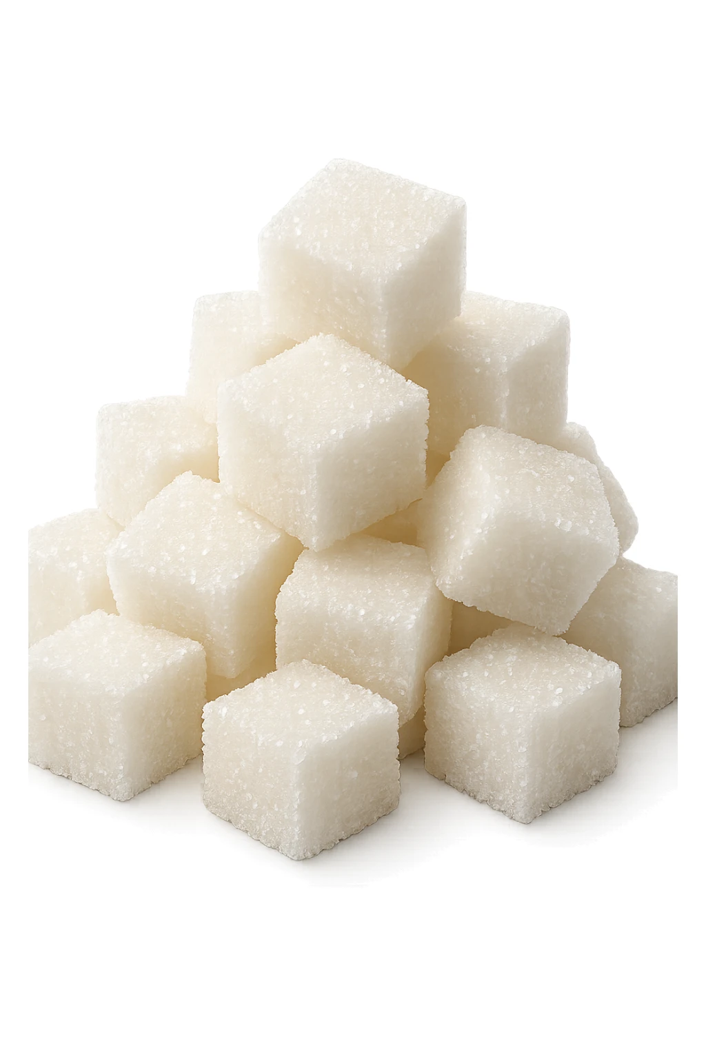 monagna di zollette di zucchero, iperrealistico 4k sticker