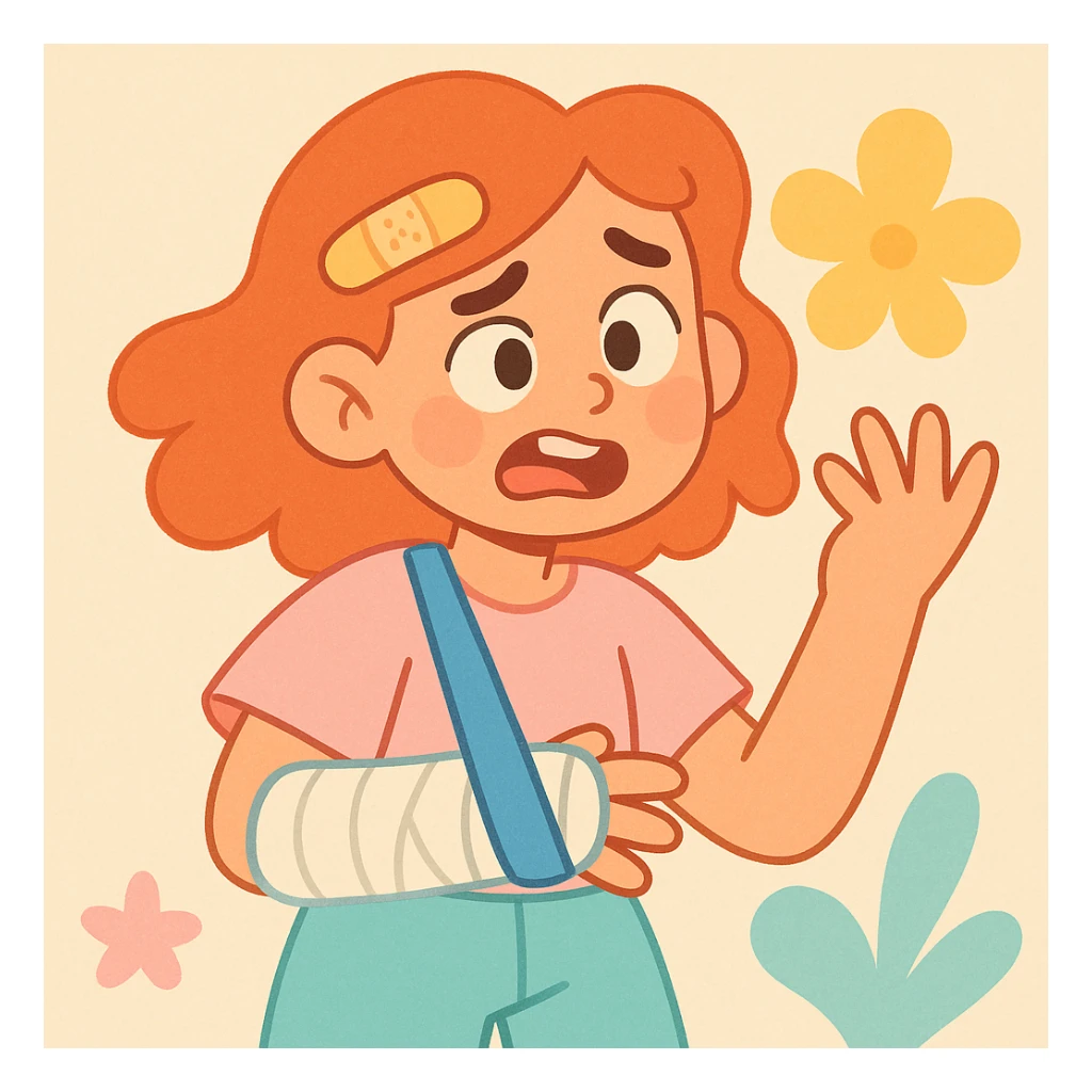 bandage, pastel toon style, soft pastel colors sticker