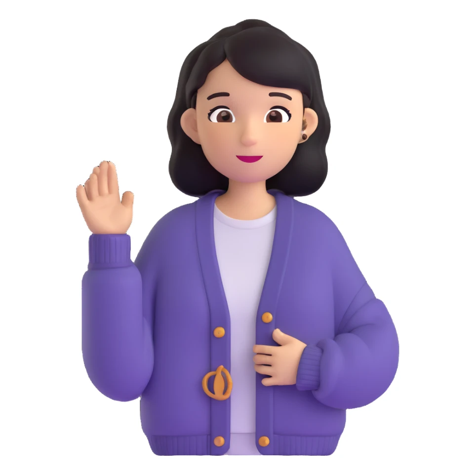 cozy cardigan sweater with indie singer vibe sticker