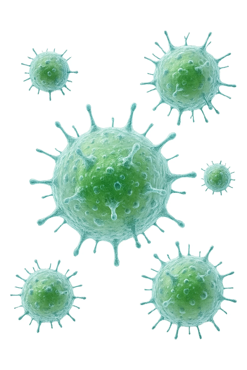 particelle di linfa umana 3d sticker