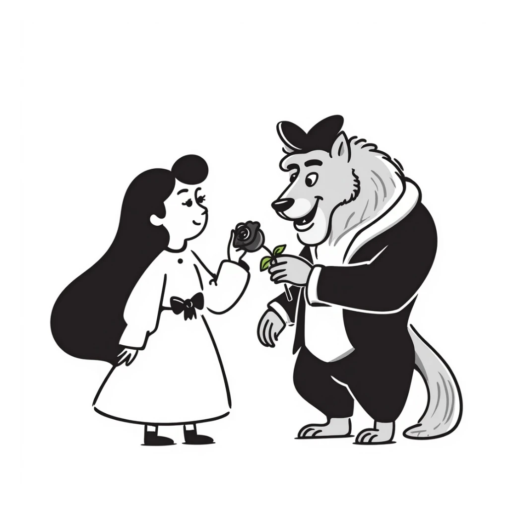 Beauty and the Beast sticker