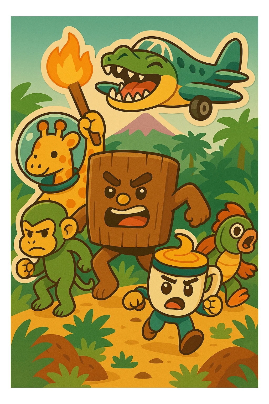 Convert to stickers, keep background sticker