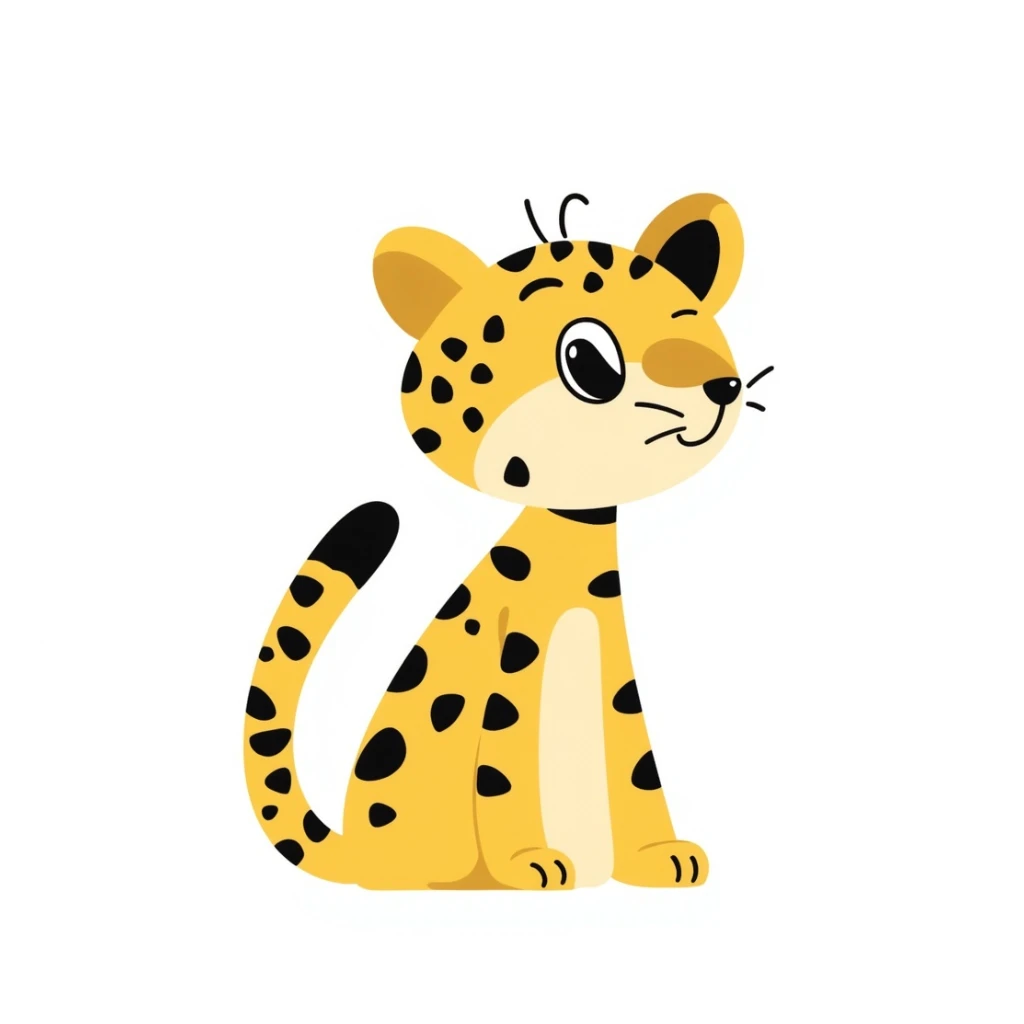 Leopard sticker