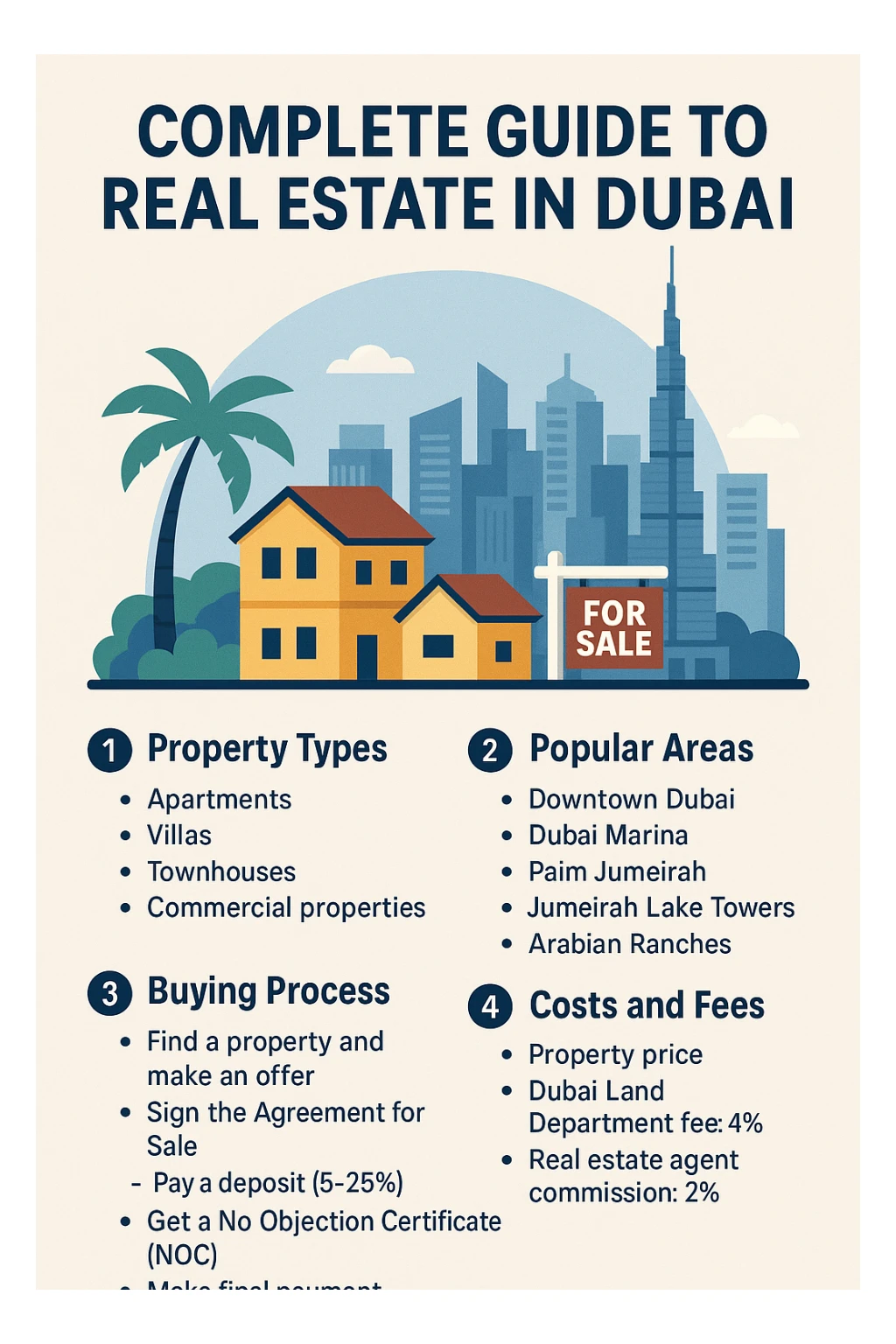 Complete guide to real estate in Dubai sticker