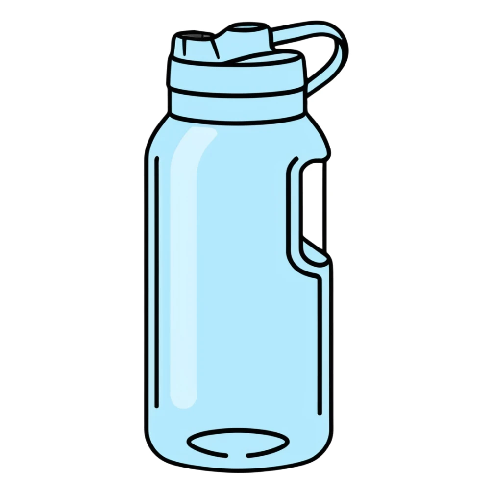 insulated sports water bottle sticker