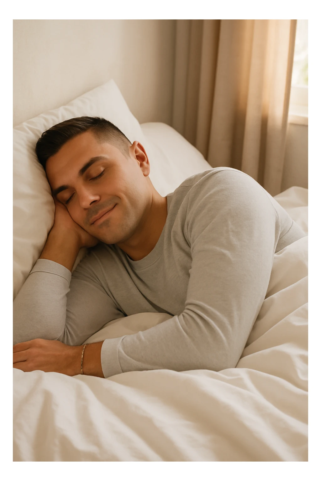 uomo che fa il riposino e dorme bene sticker