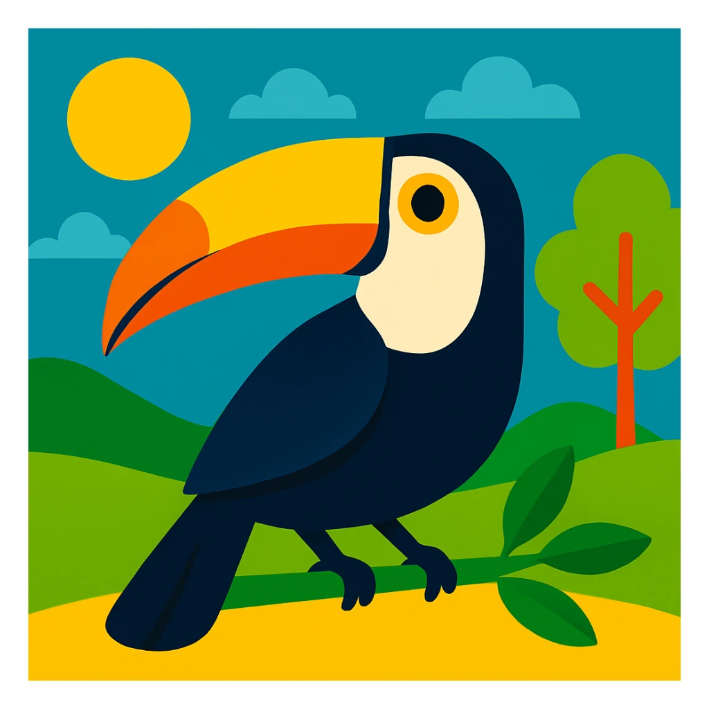 Toucan sticker