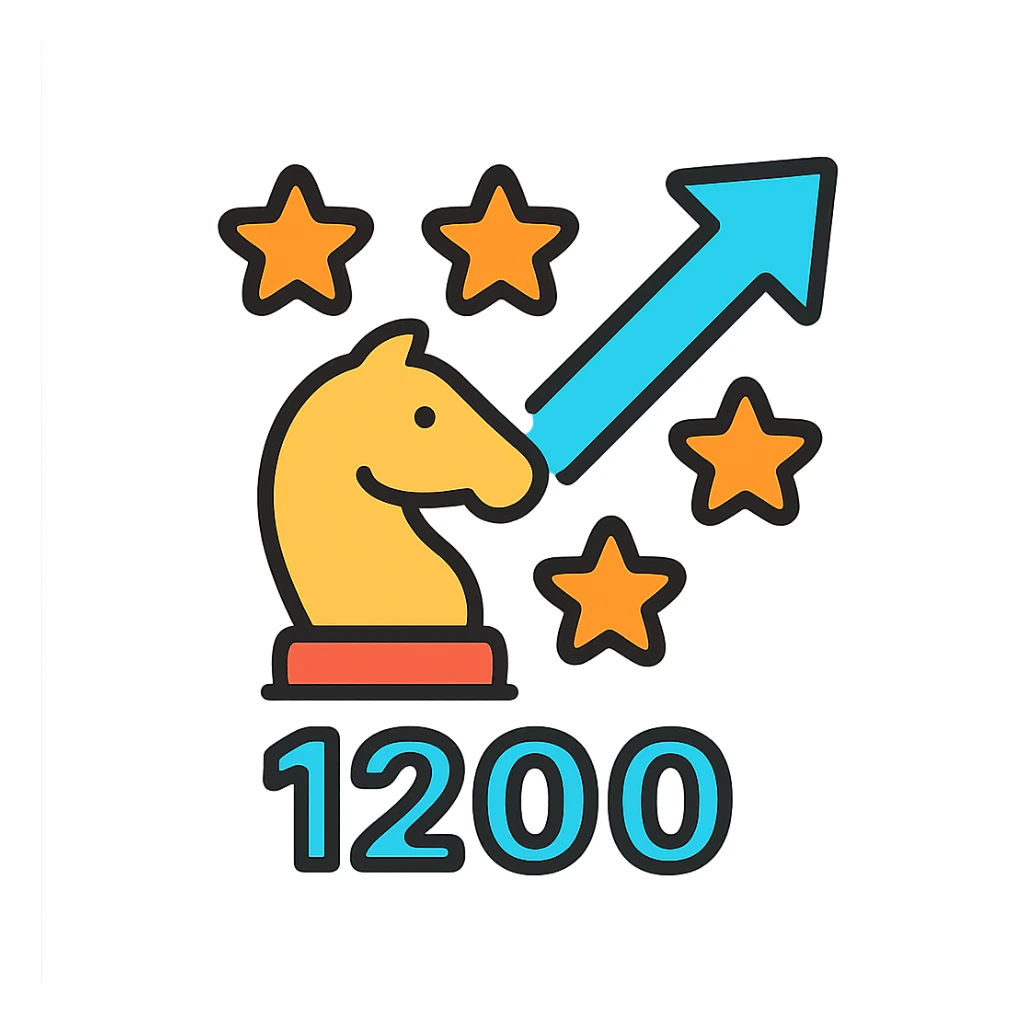 a chess rating going up sticker