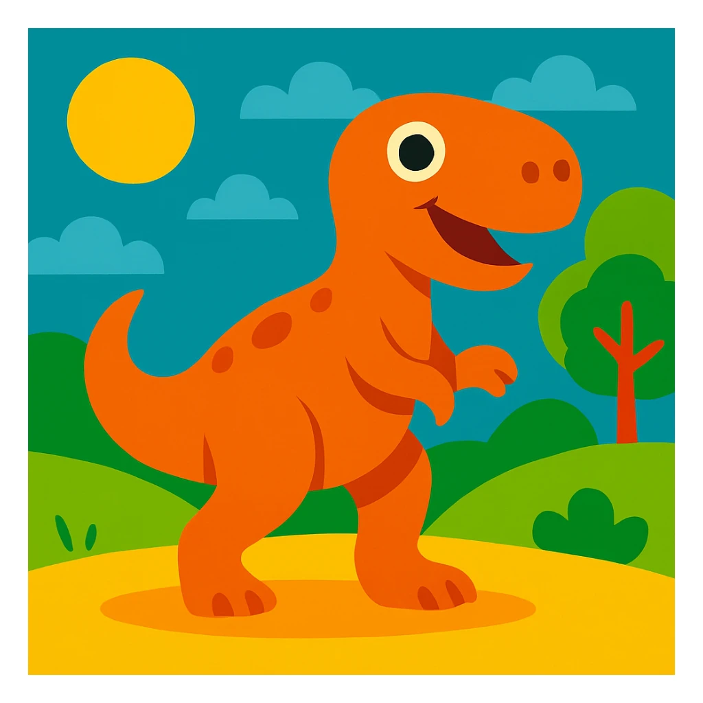 Dinosaur sticker