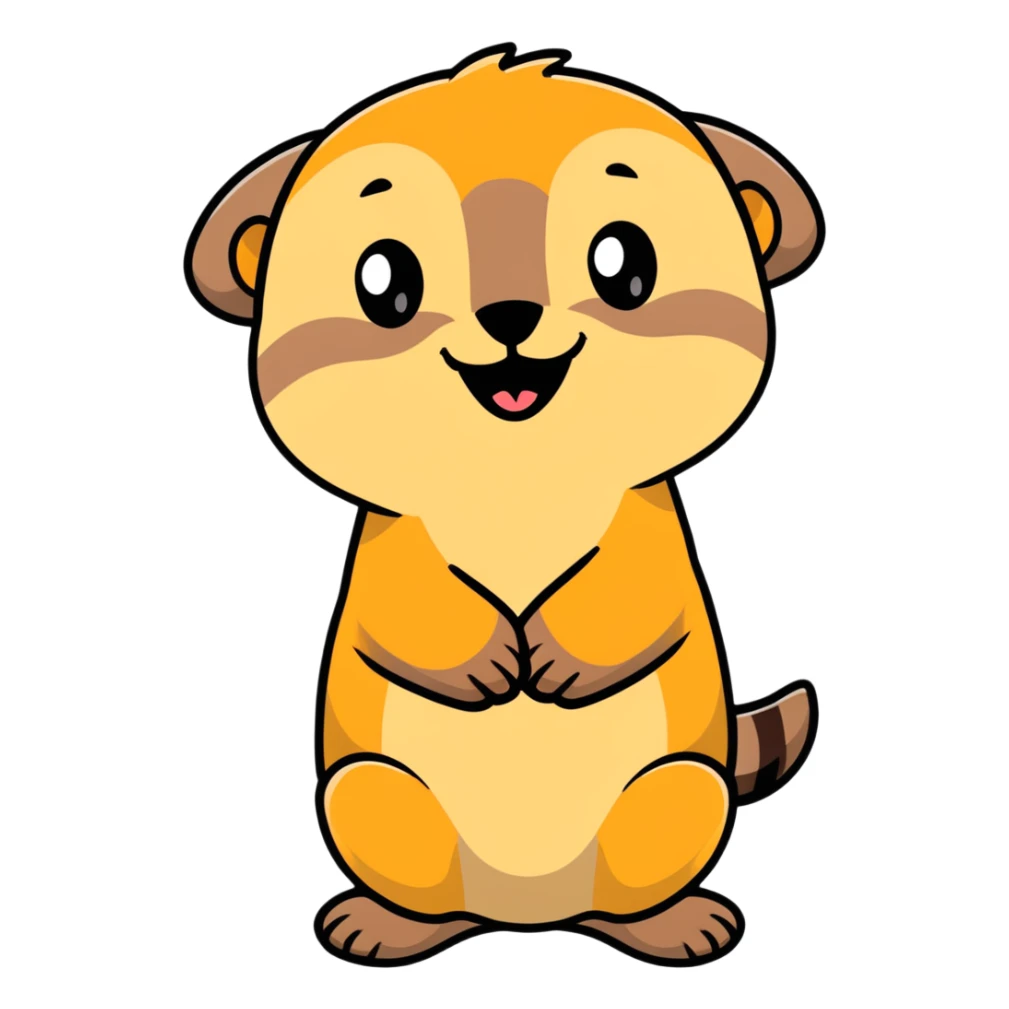 Meerkat you’re welcome ￼ sticker