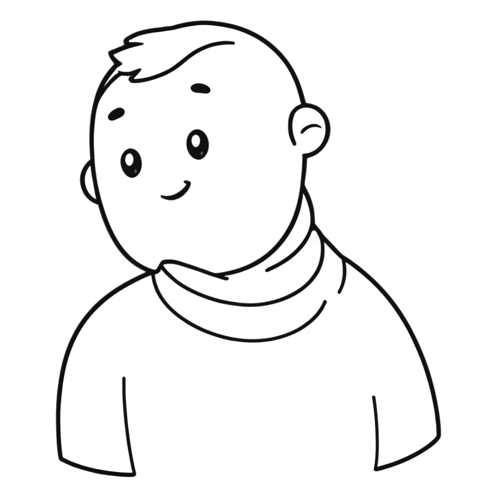 person pointing to a big lump on their neck sticker