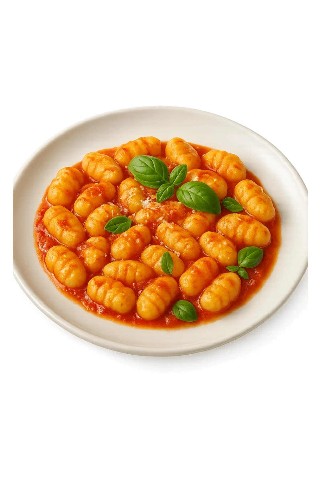 Gnocchi cucinati in un piatto sticker