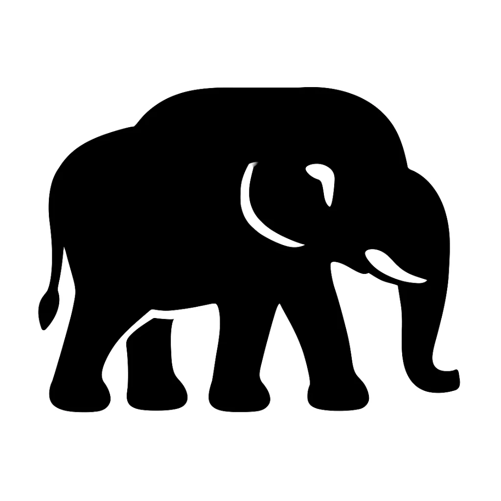 Elephant sticker