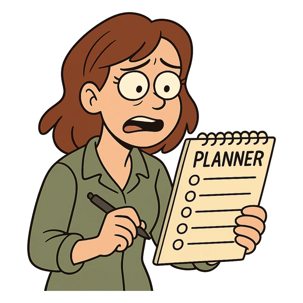 simple planner page sticker