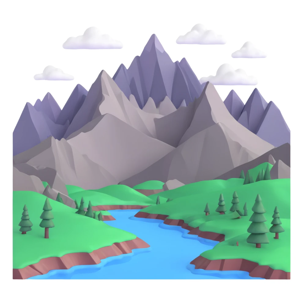 Khibiny mountains in Russia with distinctive peaks and geology sticker