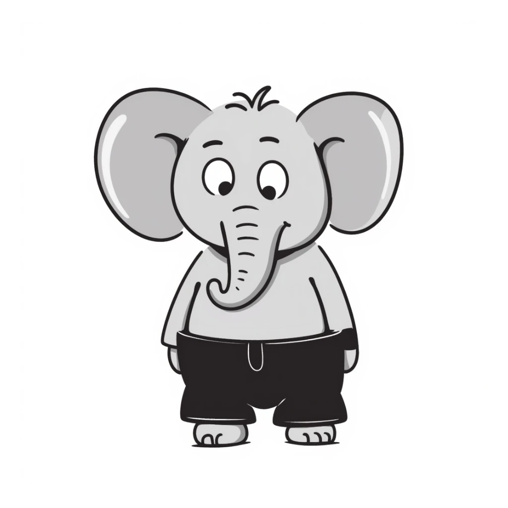 Elephant sticker