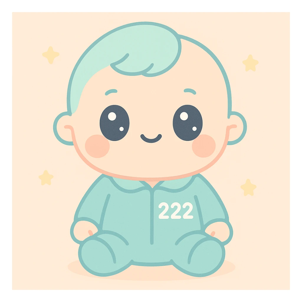 Baby 222 From Squid Games sticker